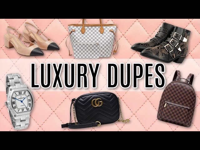 12 Amazing Designer *Dupes*  Louis Vuitton, Chanel, Gucci