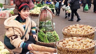 Into the city to sell fresh kudzu in the mountains! One kilogram of stew in 5 yuan is sweet and che by 燕麦行游 12,815 views 13 days ago 11 minutes, 33 seconds