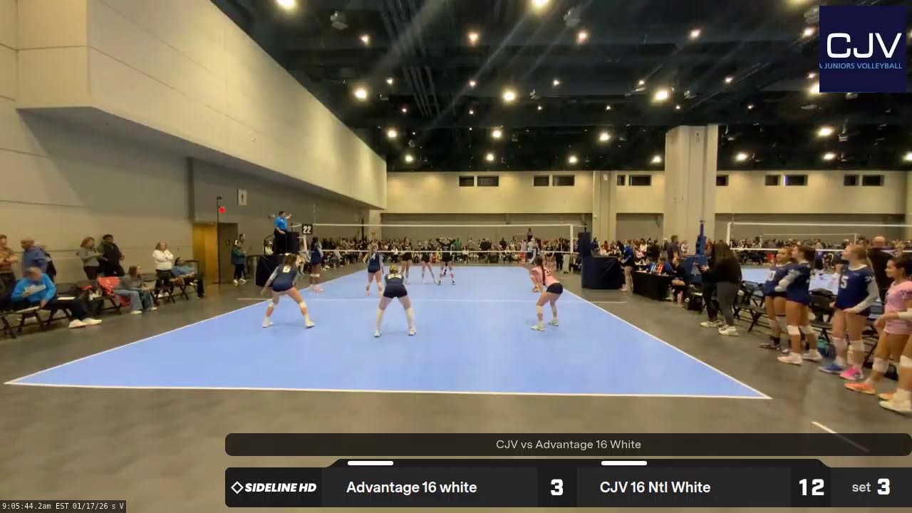 CJV 16 Ntl White vs. Advantage 16 white (2026.01.17)