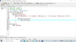 8.6 Writing a C program to remove extra spaces in a string, similar to the TRIM function in Excel.