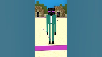 When Enderman Plays Squid Game Marbles |  Minecraft Animation