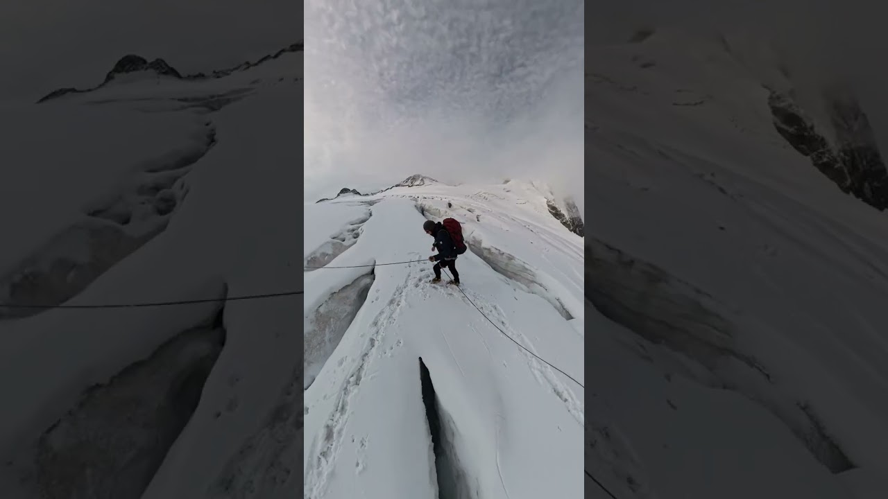 Seilspannung hält Sturzkräfte niedrig und erlaubt dir/Guide schneller zu reagieren. 