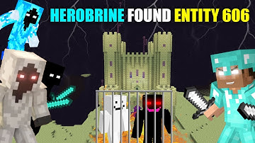 HEROBRINE FOUND ENTITY 606 SECRET HOUSE 😱 HEROBRINE PLANNING TRAP HULALALALL