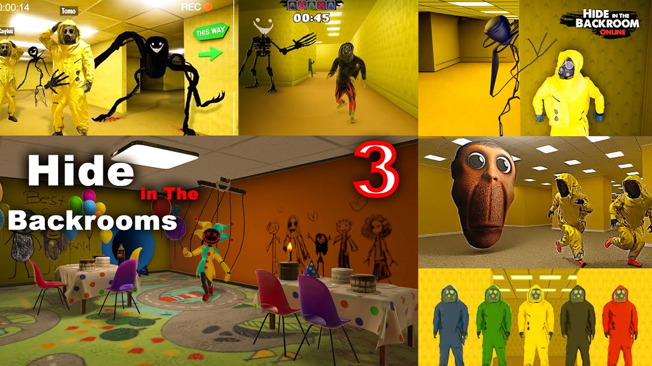Hide in The Backrooms Nextbots Part 3 Full Gameplay For Android Mobile ...