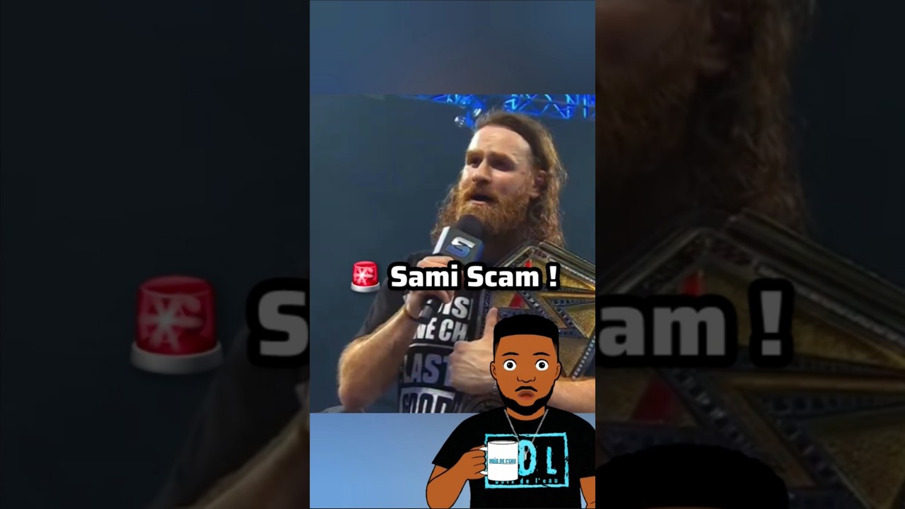 Bizarrement quand c'est Sami Zayn... #wwefan #wwefrance #samizayn #wrestling #boisdeleau