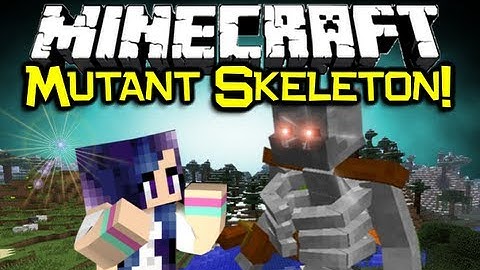 Minecraft MUTANT SKELETON MOD Spotlight! - Part Of Mutant Creatures! (Minecraft Mod Showcase)