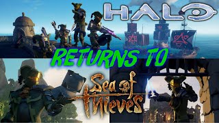 HALO RETURNS TO SEA OF THIEVES! How To Get The Infinite Depths Set! HALO RETURNS TO SEA OF THIEVES! How To Get The Infinite Depths Set!