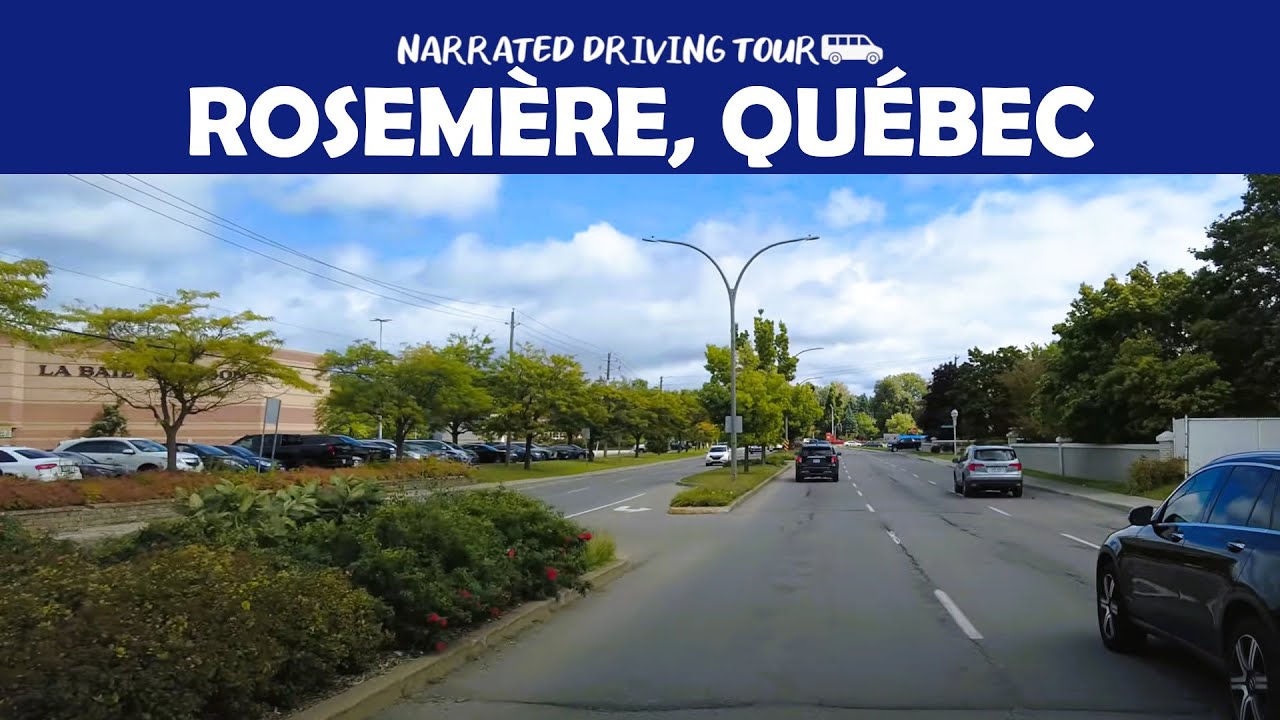 🚗 Discover Rosemère, Québec | Scenic 4K Drive! 🍁✨