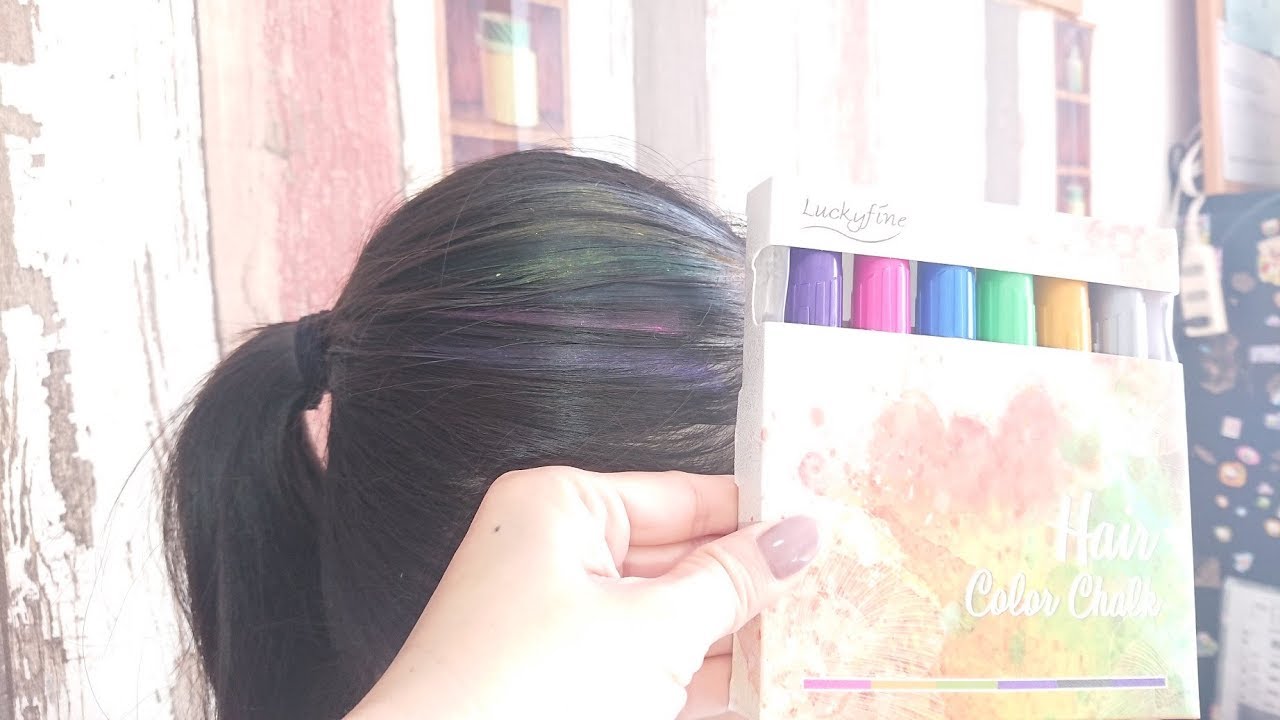 1日だけ髪を染めたい ヘアチョーク Youtube