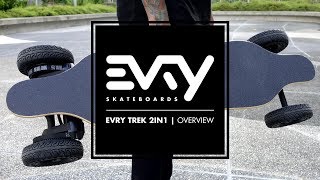 Evry Trek 2In1 Electric Skateboard Best Budget Off-Road Eboard