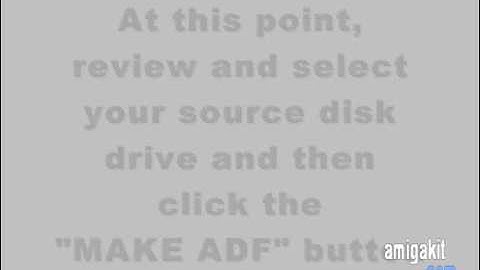 EASYADF Floppy to Amiga Disk File (ADF)