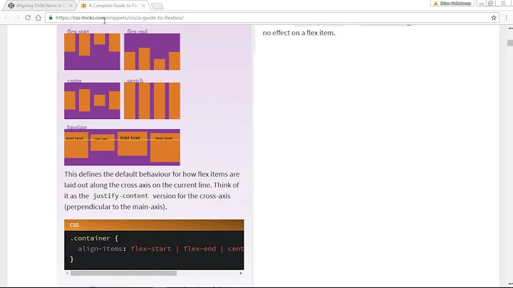 Align Child Elements Using CSS Flexbox