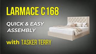 LARMACE C168 Queen Upholstered Storage Bed Assembly Guide (2026) | Step-by-Step with Tasker Terry
