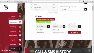 Send out thousands of automated phone calls and text messages in seconds