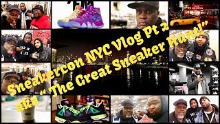 Sneakercon NYC VLOG Pt 2 aka "The Great Sneaker Hunt!"