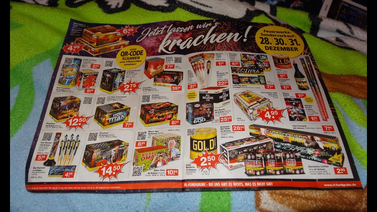 RL Fundgrube Feuerwerk Prospekt 2019 / 20 - YouTube