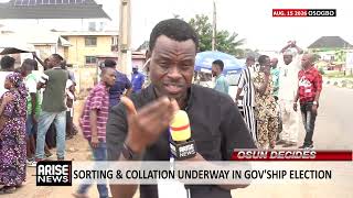 Osun Decides: Sorting & Collation Underway In Governorship Election - Tokunbo Oyetunji