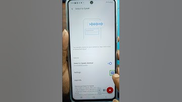 Vivo t4x 5g Select to speak on // accessibility button