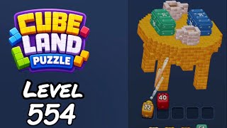 Cube Land Puzzle Level 554 Walkthrough