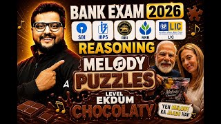 Bank Exams 2026 Reasoning | Viral "Melody Puzzles" for SBI &amp; IBPS Exams | By Shubham Sir