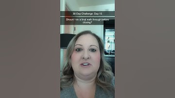 Should I do a final walk-through before closing? | #shorts