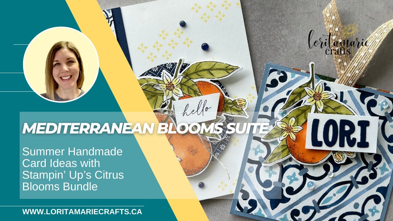 Summer Card Ideas with Stampin' Up!'s Mediterranean Blooms Suite