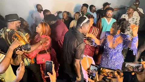 ODUNLADE ADEKOLA JOINED IYABO OJO MERCY AIGBE ITELE THE ICON AND OTHER CAST AND CREWS TAKE THE BOW
