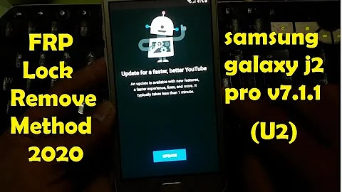J2 Pro V7.1.1 Frp Unlock Bypass | Samsung J250F Google Account Bypass/Recommend Youtube Update FiX
