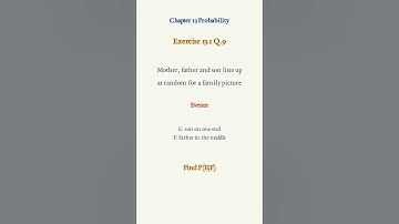 NCERT Class 12 Maths Probability Ex 13.1 Q9 | Conditional Probability | Animated Solution #shorts