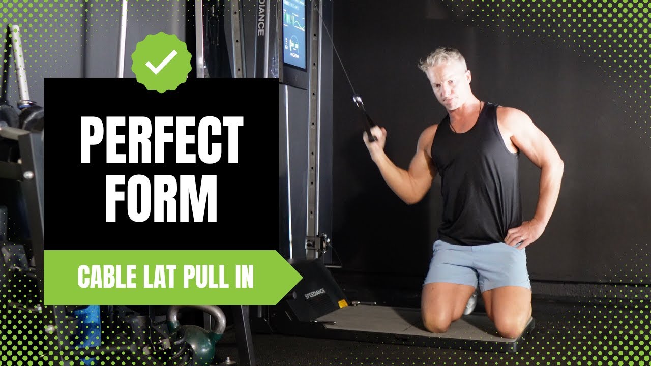 How To: Kneeling Single Arm Cable Lat Pull In - YouTube