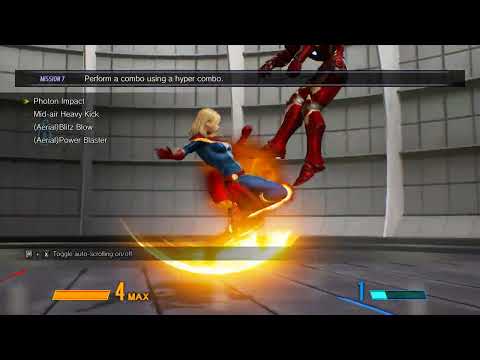Marvel VS Capcom Infinite ~ Captain Marvel Combo Trials