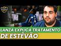 Lanza explica tratamento feito por Estêvão para se recuperar de lesão