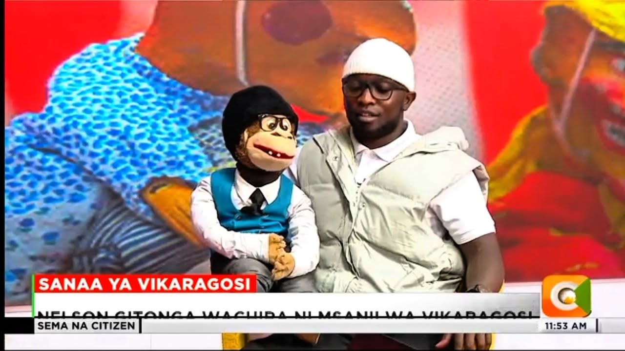 Johnte with Lulu at citizen TV  #johnte 