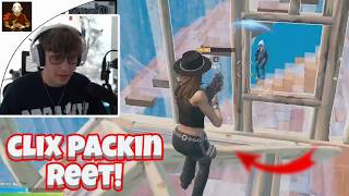 CLIX FAXUTY vs REET FRAANTICC😳 [FORTNITE TOKEN/WAGER]