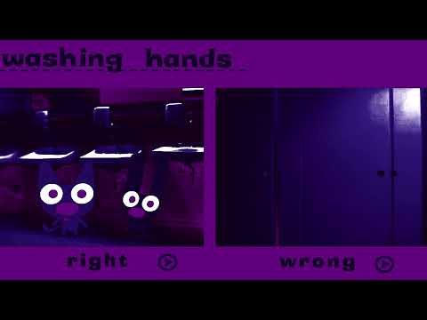 Hoops and Yoyo manners - Washing Hands In Baja Midnight