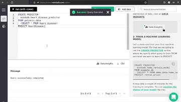 Heart Disease Predictor using #MindsDB