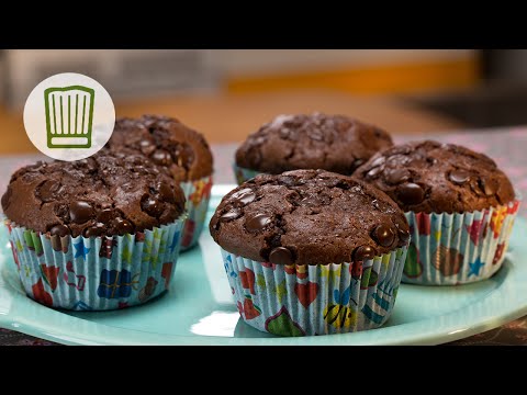 Gesunde Schoko Muffins | ohne Zucker, ohne Mehl backen mit Mrs Flury. 