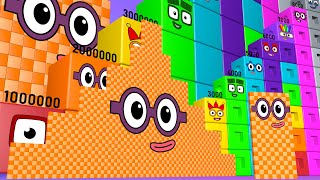 Numberblocks Puzzle Step Squad 400 2,000 200,000,000 Billion Biggest Numberblocks Number Patterns