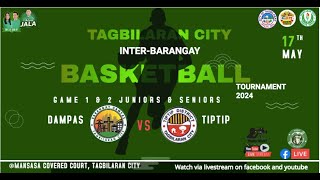 Live | DAMPAS vs TIPTIP SENIORS DIV. | SAULOG INTER-BARANGAY BASKETBALL TOURNAMENT 2024