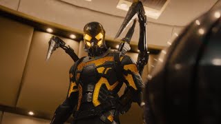 حرامي بيسرق بدلة? بتخليه صغير بحجم النملة ملخص فيلم ant man