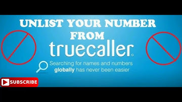 How to unlist number from Truecaller database