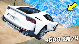 СПУСК С ГОРЫ БЕЗ ТОРМОЗОВ НА ЧИТ ТАЧКАХ В ГТА 5 МОДЫ! ОБЗОР МОДА В GTA 5!