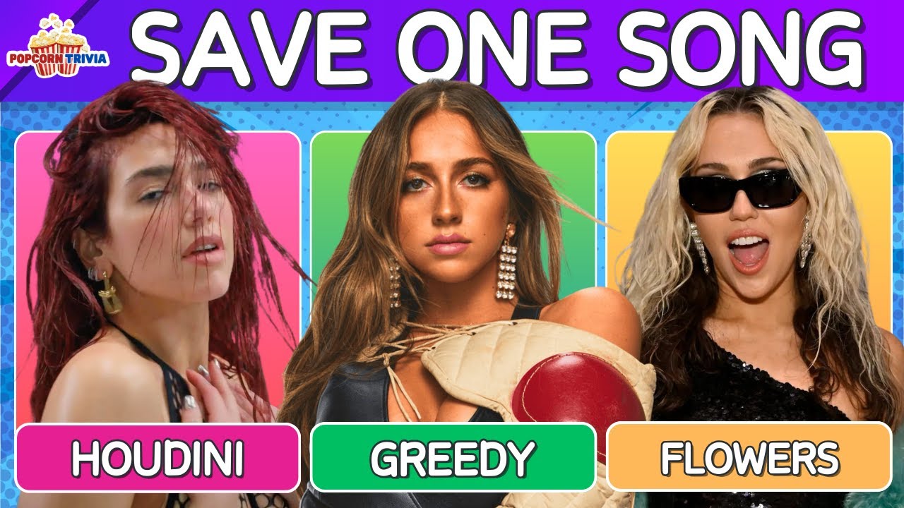  SAVE ONE SONG   Most Popular Songs Ever   Music Quiz  Choose Your Favoritte Song