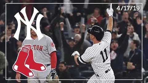 Boston Red Sox @ New York Yankees | Yankee Highlights | 4/17/19
