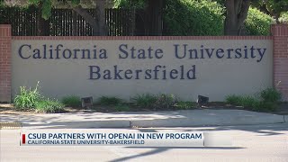 CSUB partners with AI company for new first-in-the-nation program