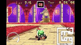 Mario Kart Super Circuit - Retro Bowser Castle 2 - Non-Shortcut flap - 01513
