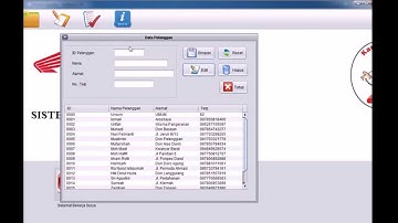 Tutorial membuat aplikasi dengan tombol simpan, edit, reset dan hapus di Netbeans