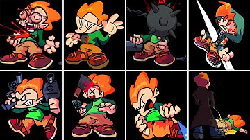 All Game Over Screen of Pico - Friday Night Funkin