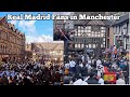 Real Madrid Fans Take Over Manchester Streets Ahead of UCL Clash vs Man City