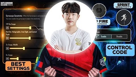 (2025) 오살 OSAL Pubg Sensitivity code/ 오살 OSAL PUBG CONTROL CODE/ @Dpluskiaosal  control Zone